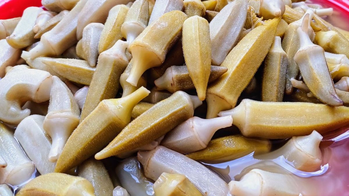 طرز تهیه ترشی بامیه