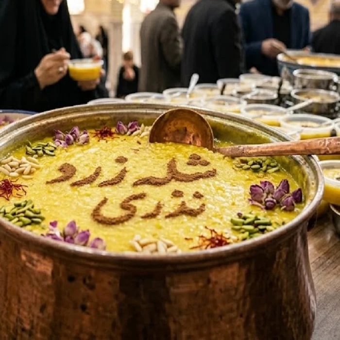 طرز تهیه شله زرد نذری