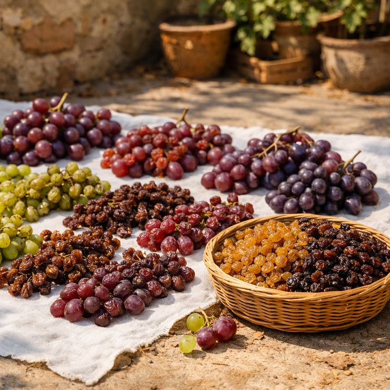 روش درست کردن کشمش