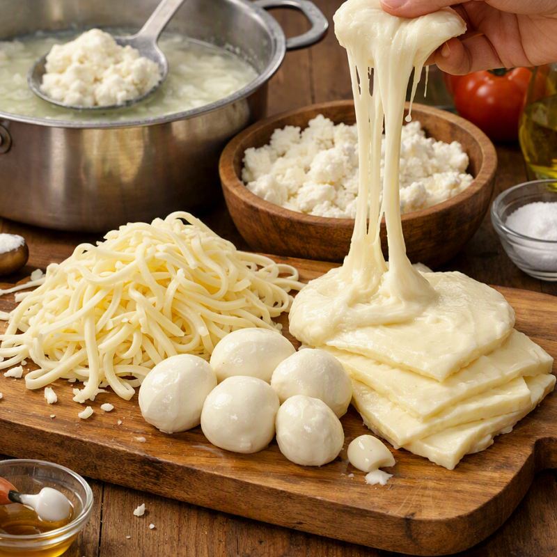 روش تهیه پنیر پیتزا خانگی؛ ساده و سریع