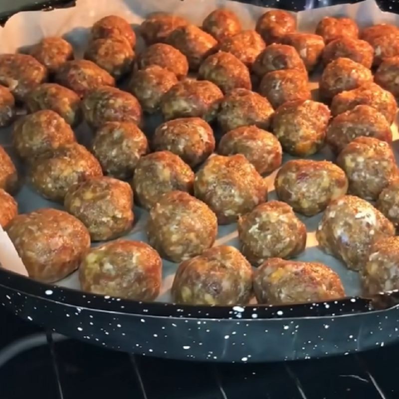 شکل دادن و پخت کوفته ها
