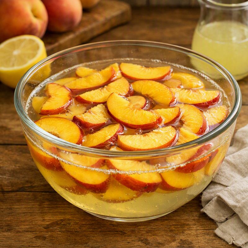 چگونه از سیاه شدن هلو جلوگیری کنیم