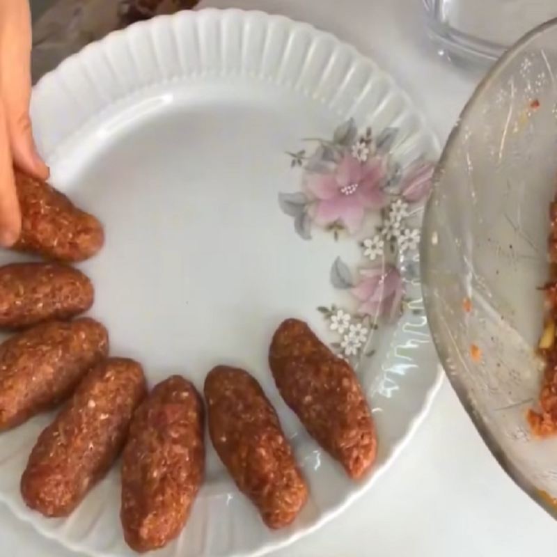 شکل دادن کوفته ها