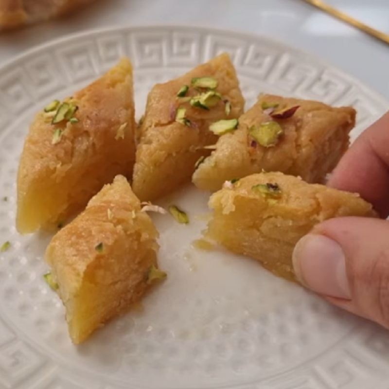 طرز تهیه باقلوا بدون مغز