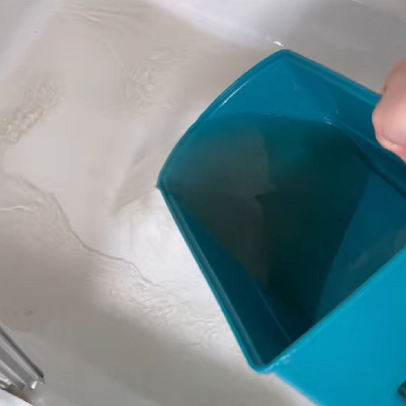 آب سطل تی را مرتب عوض کنید