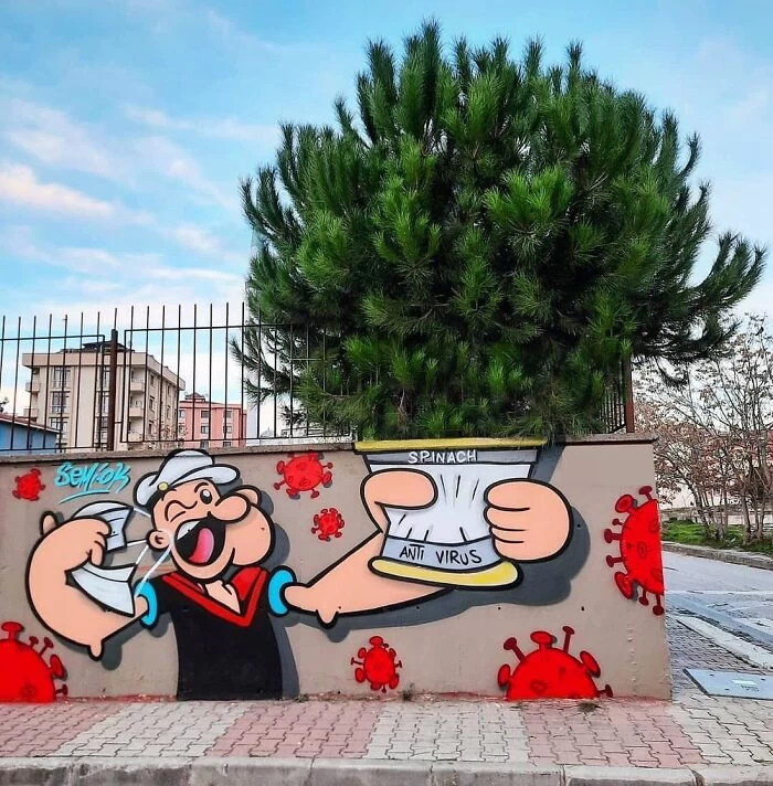 نقاشی روی دیوار
