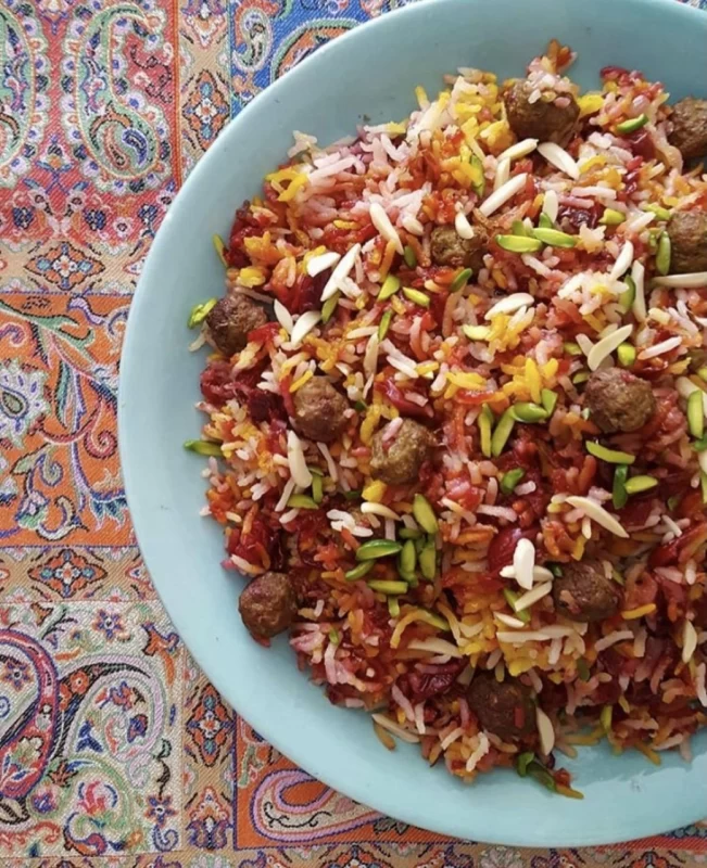 آلبالو پلو
