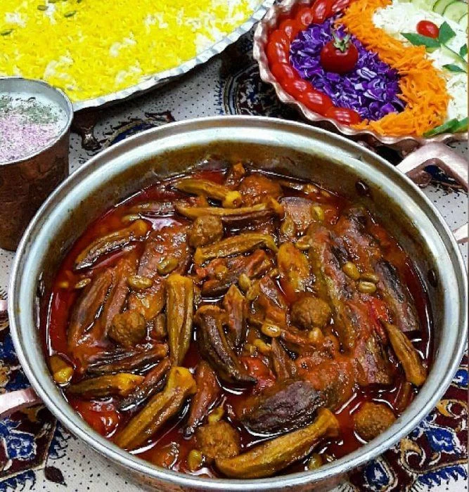 خورشت بامیه