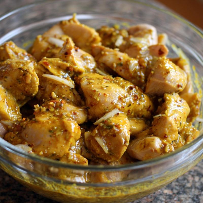 مرغ با دوغ گازدار