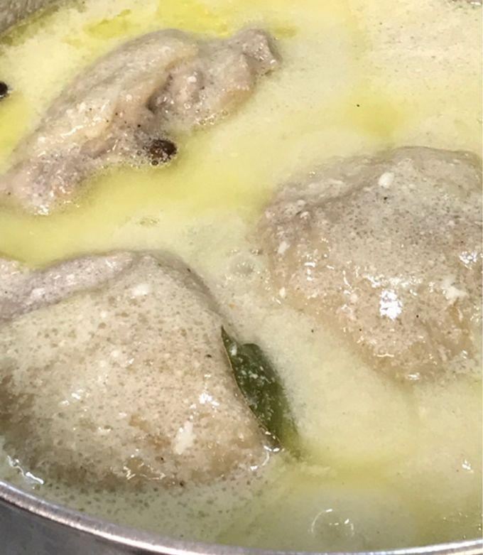 مرغ با دوغ گازدار