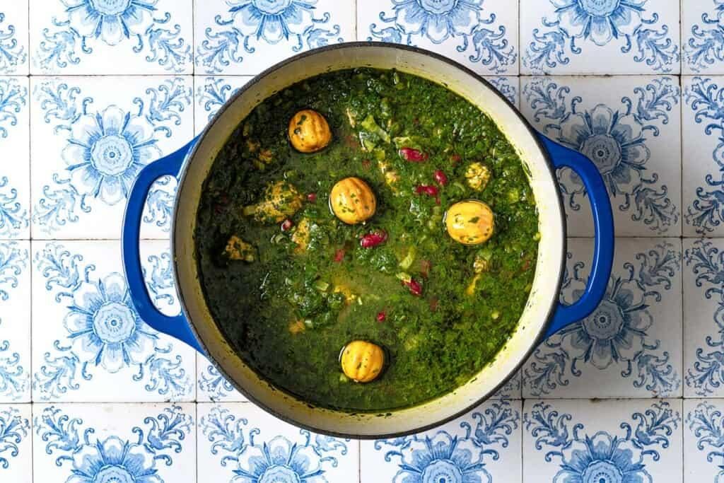 قرمه سبزی بدون گوشت