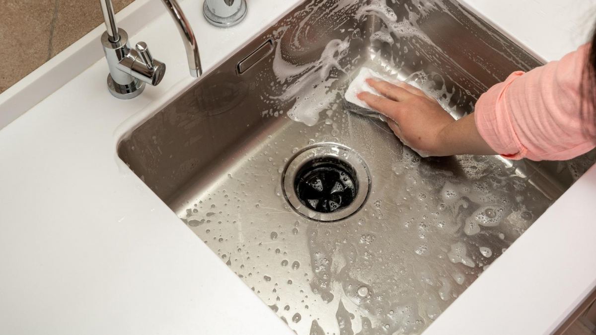 تمیز کردن سینک