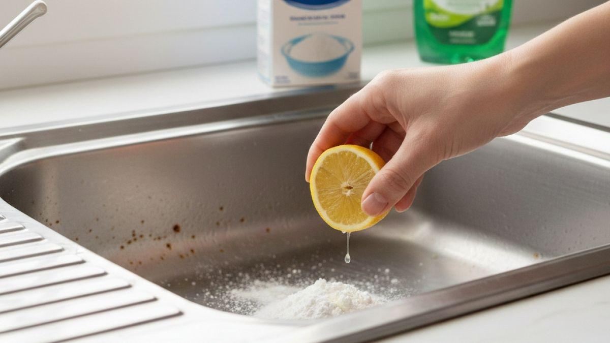 تمیز کردن سینک