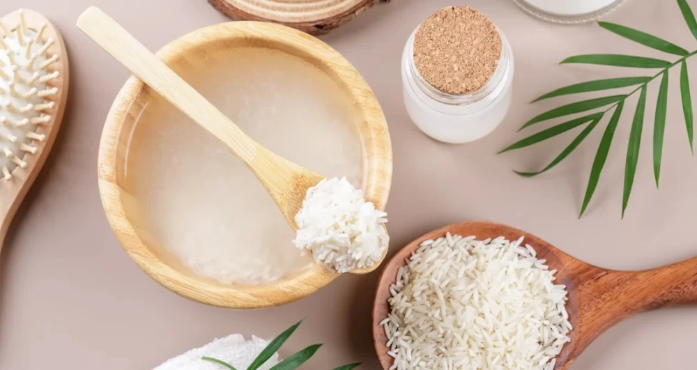 ماسک برنج برای لک صورت