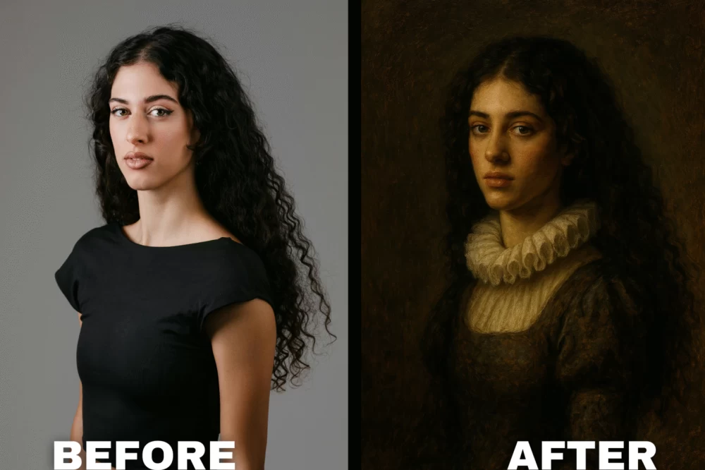 تبدیل عکس به پرتره ی سلطنتی و کلاسیک