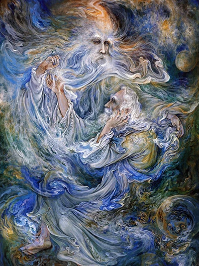 نقاشی شمس و مولانا