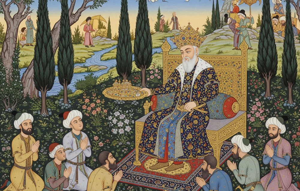 تصویری خیالی از حاتم طایی