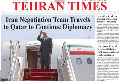 روزنامه Tehran Times - سه شنبه, ۰۵ خرداد ۱۴۰۵