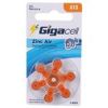 قیمت باتری سمعکی Gigacell Zinc Air A13 بسته 6 عددی