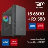 قیمت سیستم گیمینگ اسمبل شده Core i5 6600 با کارت گرافیک RX580 حافظه ۱۶ گیگابایت و SSD ۲۵۶ گیگابایت | هشتاد و هفت میلیون و هشتصد و شصت هزار تومان