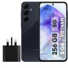 Samsung Galaxy A55 Dual SIM 256GB And 8GB RAM Mobile Phone with Samsung Charger - Vietnam
