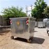 قیمت سطل زباله گالوانیزه 770 لیتری مکعب