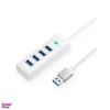 قیمت هاب ۴ پورت USB 3.0 اوریکو مدل ORICO PW4U-U3-015-WH-BP