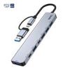 قیمت هاب USB هفت پورت تسکو تایپ سی مدل THU 1148