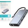 قیمت هاب 11 پورت چندمنظوره با سری USB-C پی‌نت مدل...