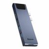 قیمت هاب 7 پورت USB-C باسئوس مدل CAHUB-L0G