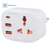 قیمت تبدیل دیواری و شارژر ارلدام مدل 4IN1 POWER SOCKET