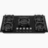 قیمت Datees DG-567 Glass Gas Stove Black