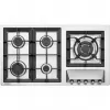 قیمت Steel Alborz S5959 Steel Gas Stove Silver