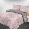 قیمت سرویس روتختی دو نفره (6 تکه) طرح گلهای ریز صورتی طوسی | سه میلیون و پانصد و پنجاه هزار تومان