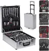 قیمت Durable tools set In Aluminum Tool Trolley Suitcase With Sockets Set