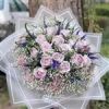 قیمت دسته گل رز و ژیپسوفیلا بزرگ 6244