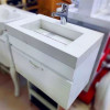 قیمت روشویی کابینتی مدرن پی وی سی سفید با...