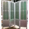 قیمت پارتیشن سنتی چهار لنگه سفید سبز کد 4001...