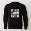قیمت سویشرت دورس مشکی طرح Its Not a Game | استایل...