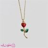 قیمت آویز ساعت زنانه ysx طرح گل رز قرمز کد 2391