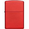 قیمت فندک زیپو مدل Regular Red Matte کد 233