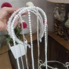 قیمت تاج تل آبشاری آویز دار عروس با ریسه کمتر سه...