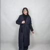 قیمت بارونی آستردار بلند پارچه ترک کد : 8761