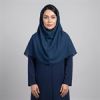 قیمت مقنعه مدل 90 کد 04 رنگ آبی کاربنی تک سایز