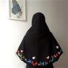 قیمت مقنعه نقاشی شده طرح حروف الفبا سایه دار...