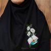 قیمت مقنعه مشکی بروجرد قد 90 با نقاشی طرح کتاب و...