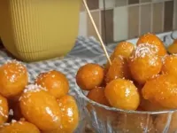 آموزش شیرینی لوکما دسر ترکیه ای ترد و خوشمزه