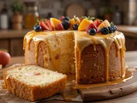 طرز تهیه کیک شیر عسلی، یک دسر خوشمزه و آسان