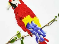با پر پرندگان کاردستی های زیبا برای دکور خانه درست کن