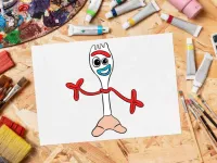با 8 مرحله فوق العاده ساده فورکی را نقاشی کن